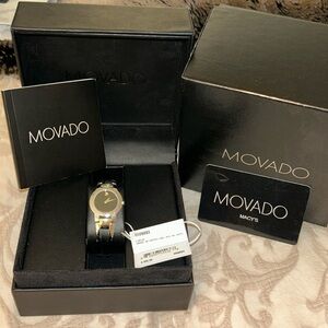 Movado Amorosa Women's Quartz Black Dial Watch